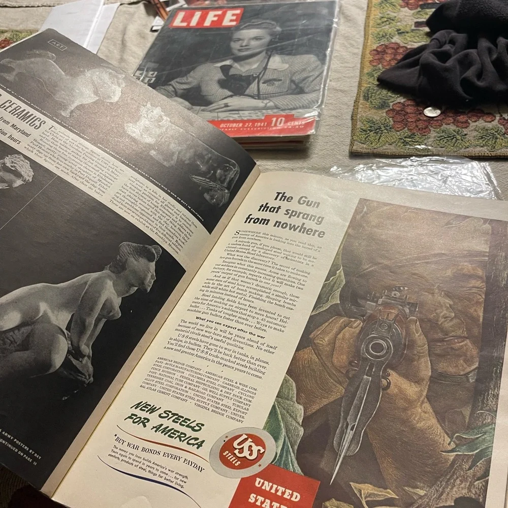 Vintage LIFE Magazine March 1943 - Picture 2 of 3